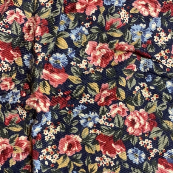 VTG RETRO MICRO FLORAL BUTTON UP LONG SLEEVE - Picture 3 of 4